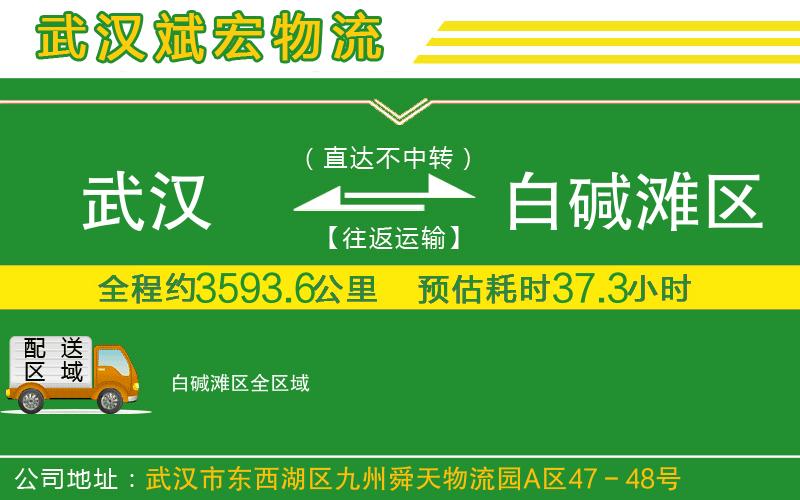 武汉到白碱滩区物流专线